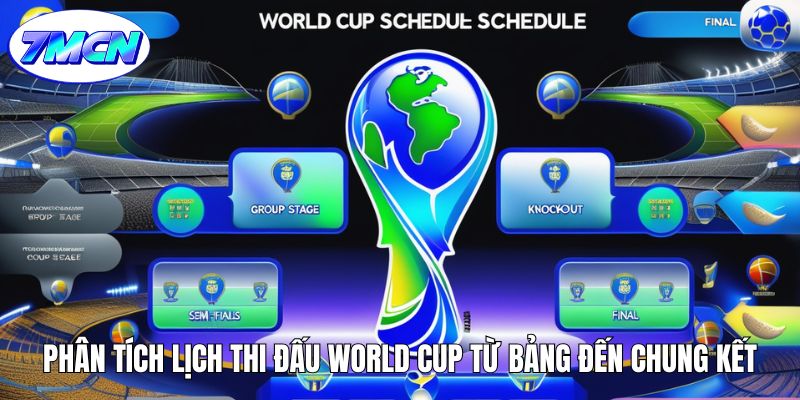 Phân tích lịch thi đấu World Cup từ bảng đến chung kết