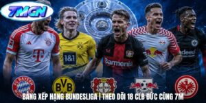 Bảng Xếp Hạng Bundesliga | Theo Dõi 18 CLB Đức Cùng 7m