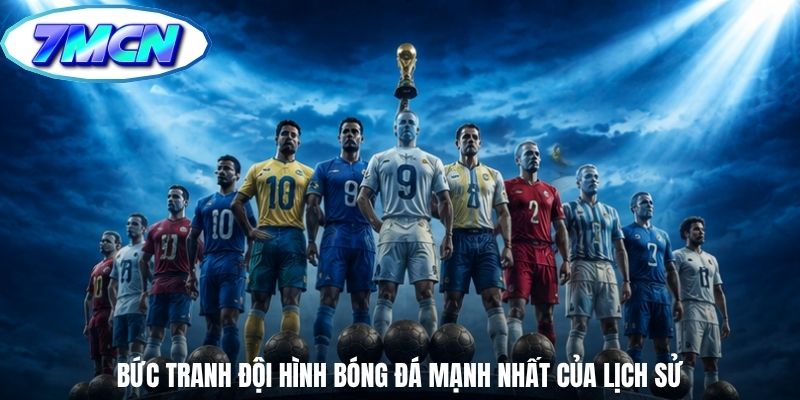 Bức tranh đội hình bóng đá mạnh nhất của lịch sử