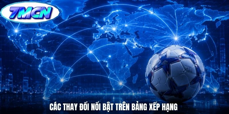 Các thay đổi nổi bật trên bảng xếp hạng Các thay đổi nổi bật trên bảng xếp hạng