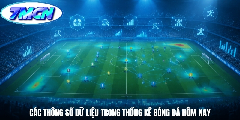 Các thông số dữ liệu trong thống kê bóng đá hôm nay