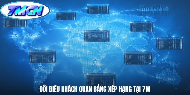 Đôi điều khách quan bảng xếp hạng tại 7M