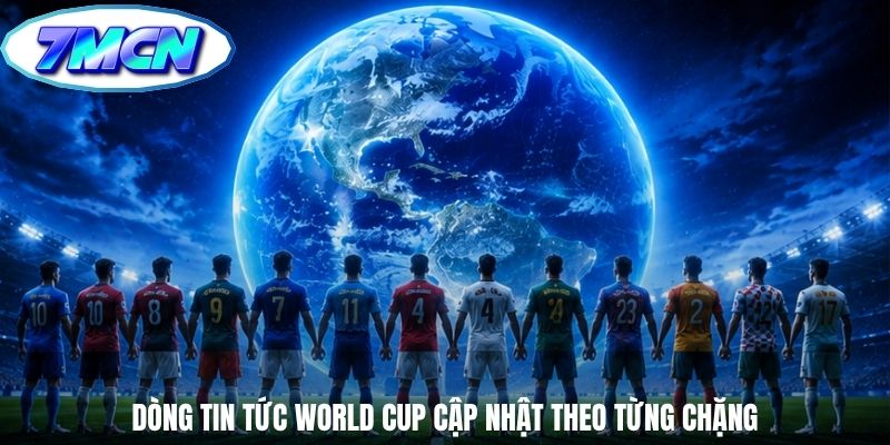 Dòng tin tức world cup cập nhật theo từng chặng