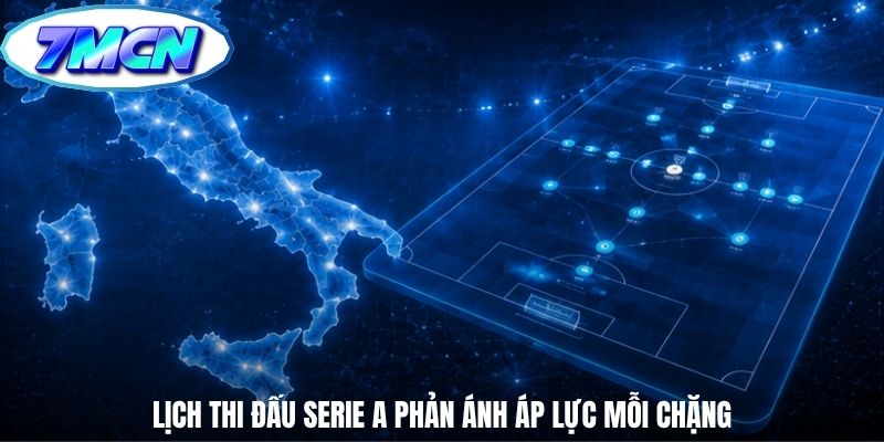 Lịch thi đấu Serie A phản ánh áp lực mỗi chặng