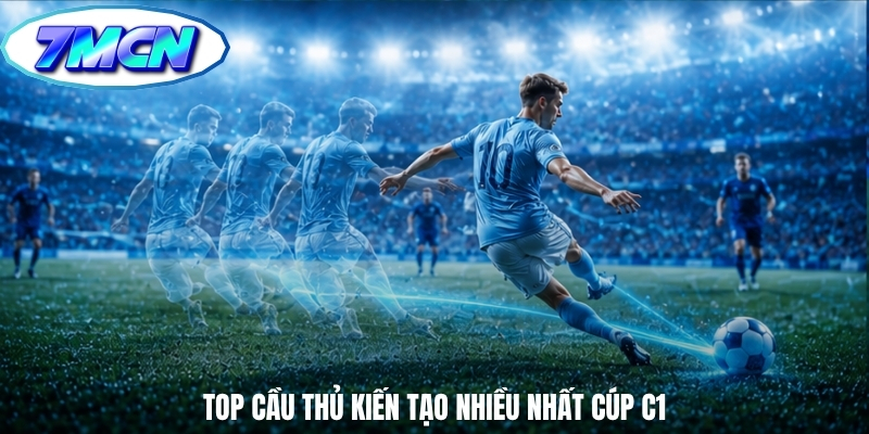 Top cầu thủ kiến tạo nhiều nhất Cúp C1