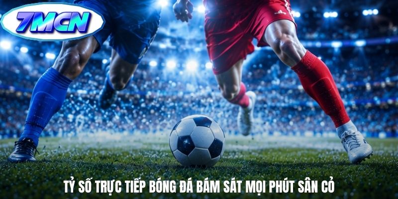 Tỷ số trực tiếp bóng đá bám sát mọi phút sân cỏ