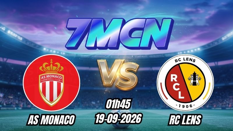 Soi kèo nhà cái AS Monaco vs RC Lens 01h45 - 19/09/2026